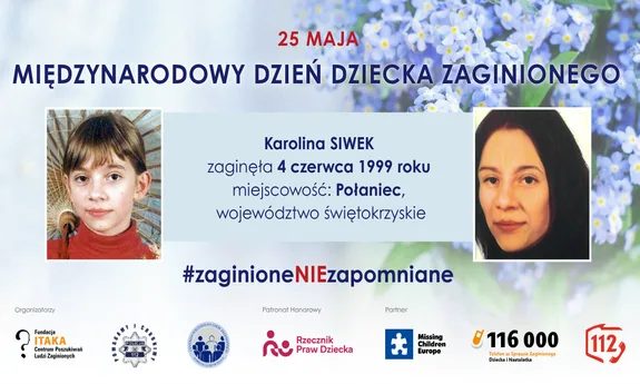 #zaginioneNIEzapomniane – zaginięcie Karoliny Siwek