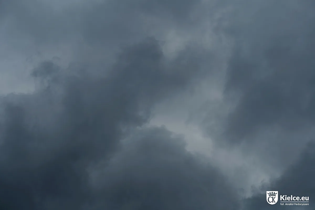 Ostrzeżenie meteorologiczne dla Kielc przed burzami