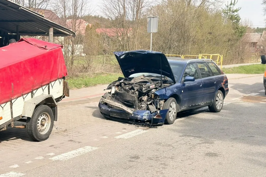 Kolizja spowodowana przez nietrzeźwego kierowcę