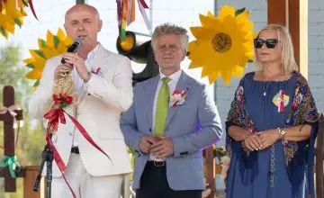 Zakończenie żniw w gminie Nowiny z uroczystościami dożynkowymi