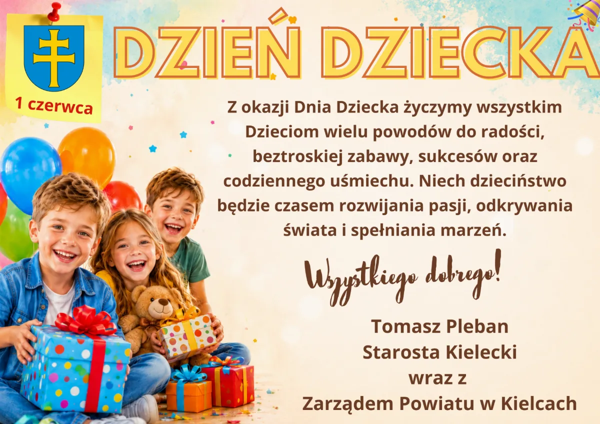 Życzenia z okazji Dnia Dziecka