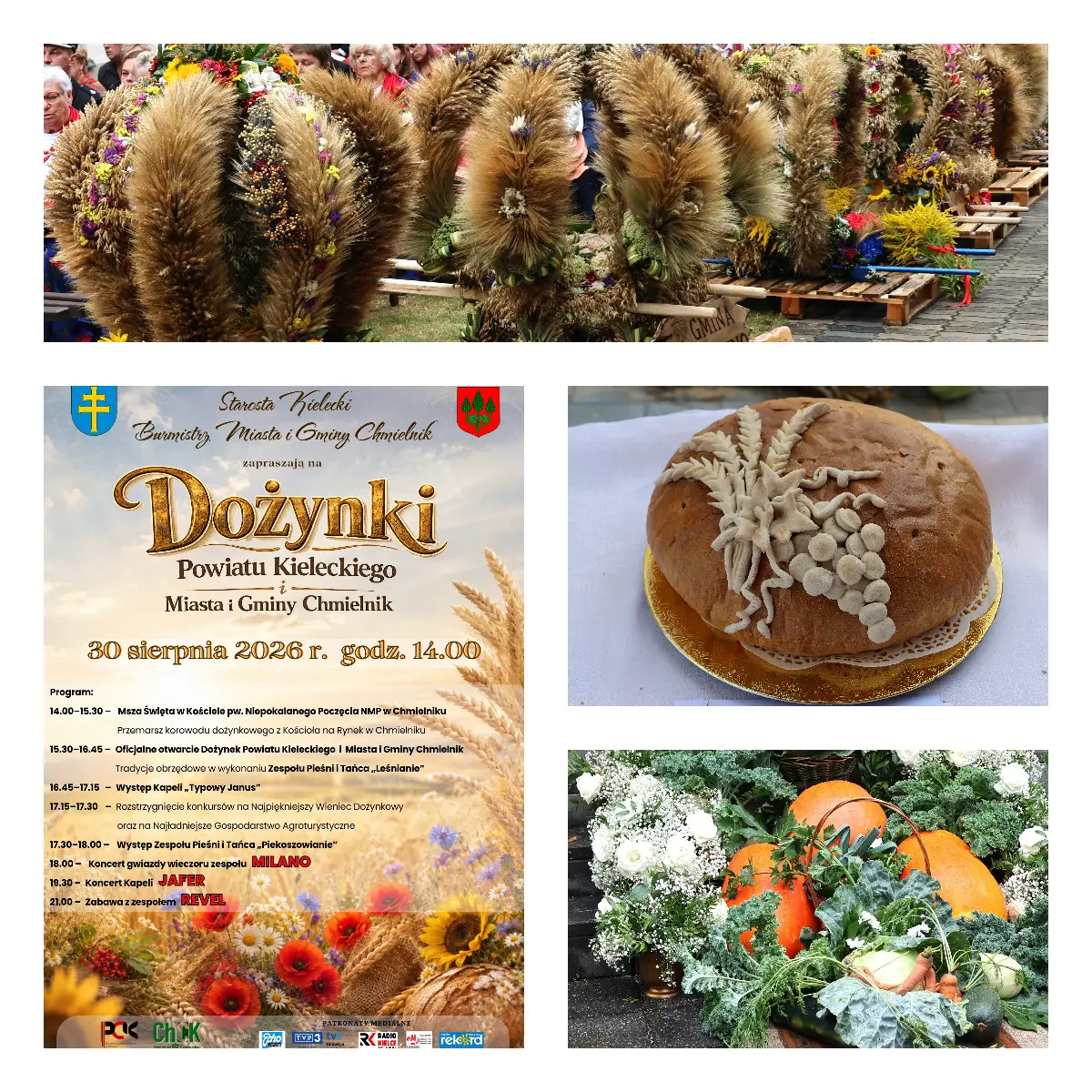 Tradycje dożynkowe w Polsce – Dożynki Powiatu Kieleckiego