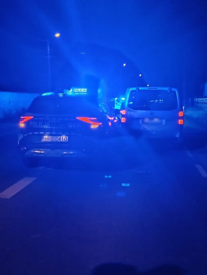 Zatrzymanie nietrzeźwego kierowcy na granicy województw