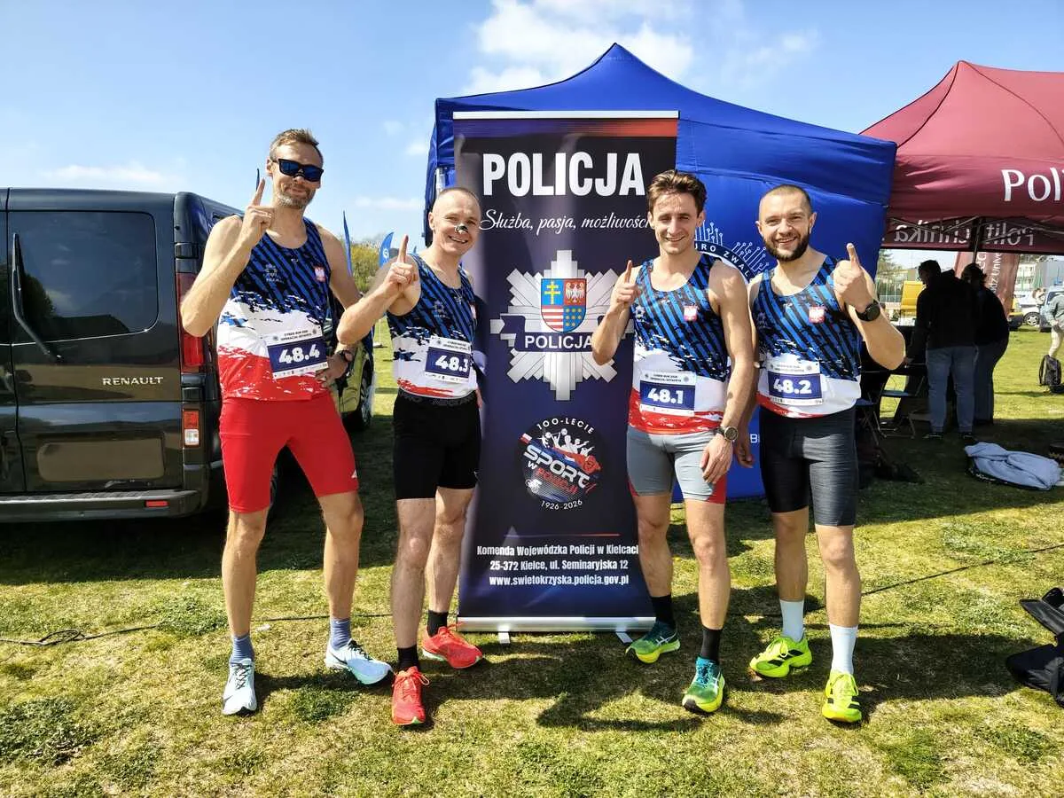 Kapitanem zwycięskiej drużyny policji ze Świętokrzyskiego w Cyber Run 2026