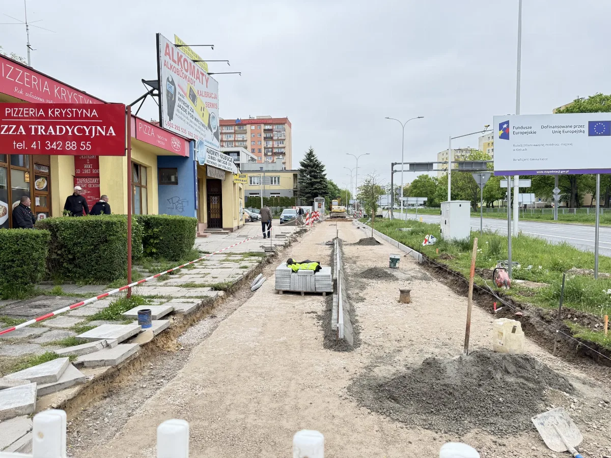 Rozpoczęcie budowy nowej trasy rowerowej na ulicy Sandomierskiej