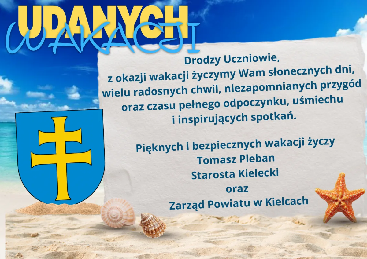 Wakacyjne Życzenia dla Uczniów