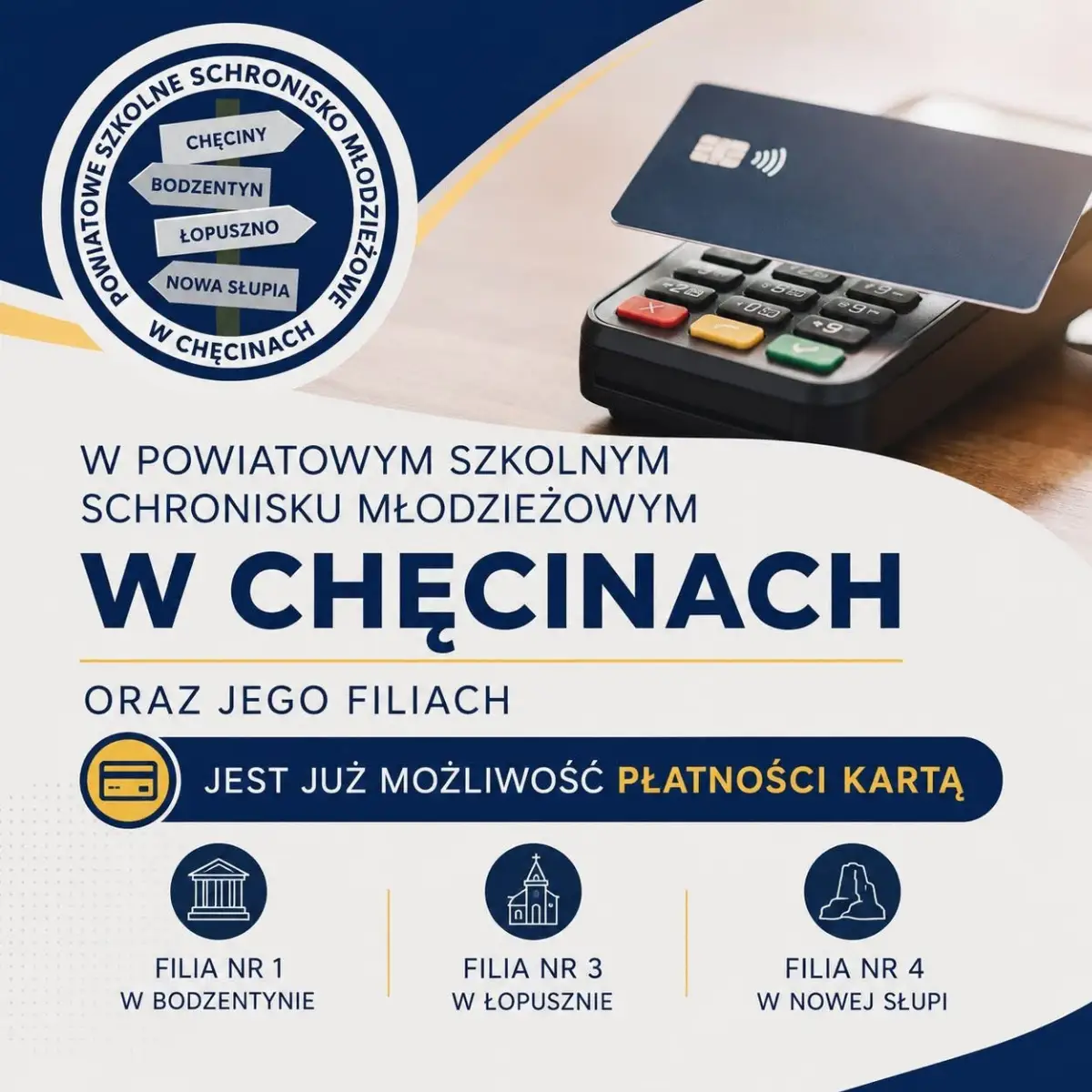 Bezgotówkowe płatności w powiatowych schroniskach