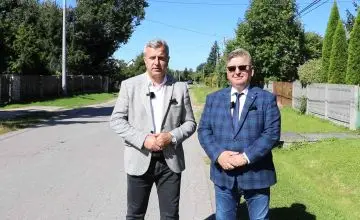 Przebudowa drogi w Szczecnie z nowym chodnikiem