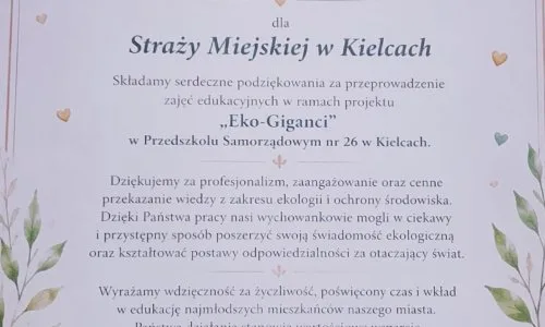 Edukacja ekologiczna i bezpieczeństwo drogowe