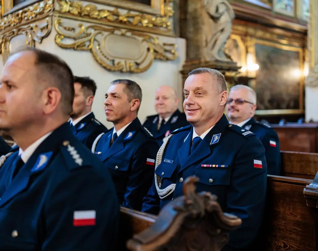 Pożegnanie podinspektora Jacka Gudka po 31 latach służby w Policji