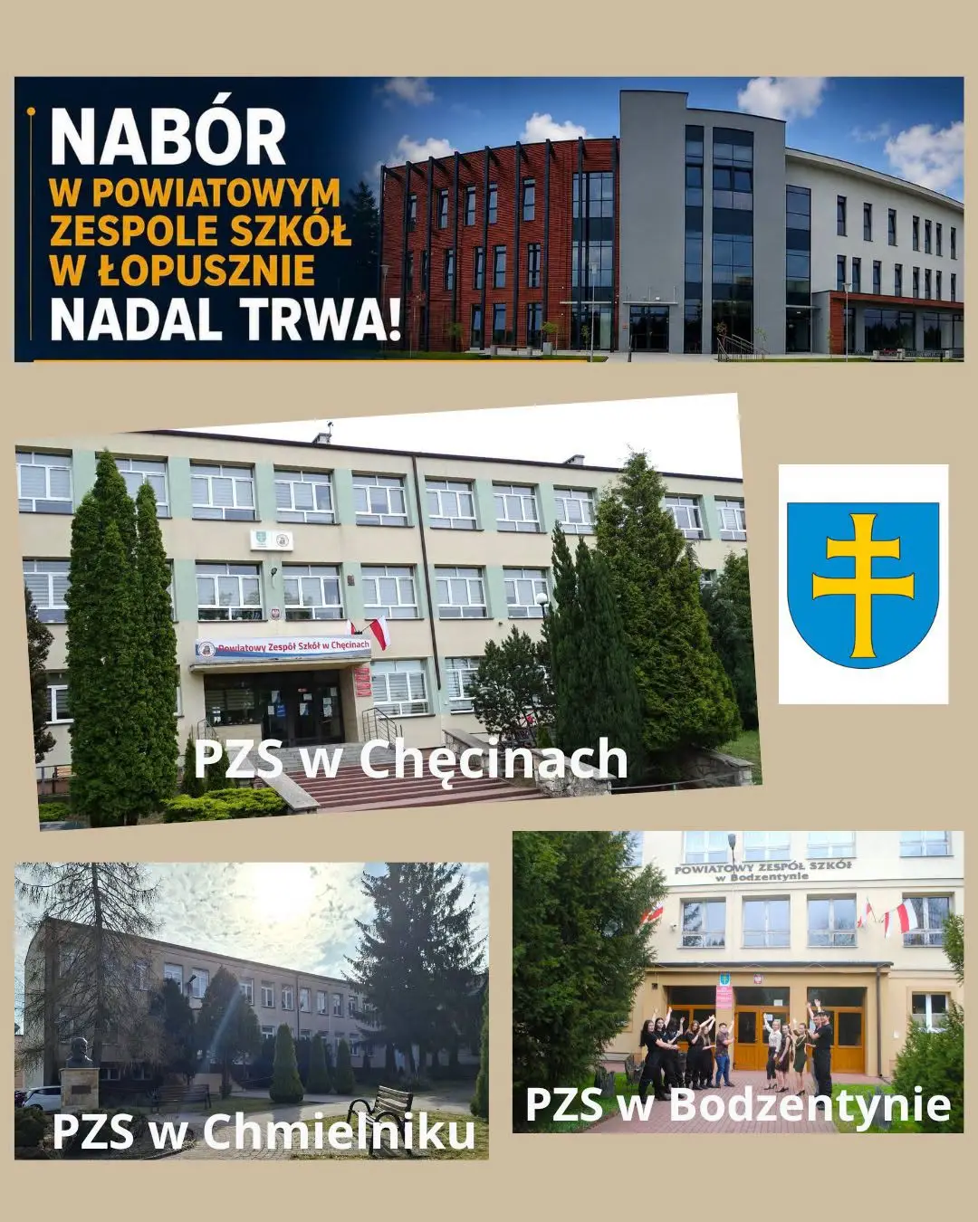 Dostępne miejsca w powiatowych szkołach średnich
