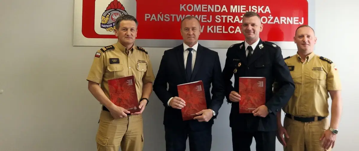 OSP Bęczków z podpisanym porozumieniem na rzecz Krajowego Systemu Ratowniczo-Gaśniczego