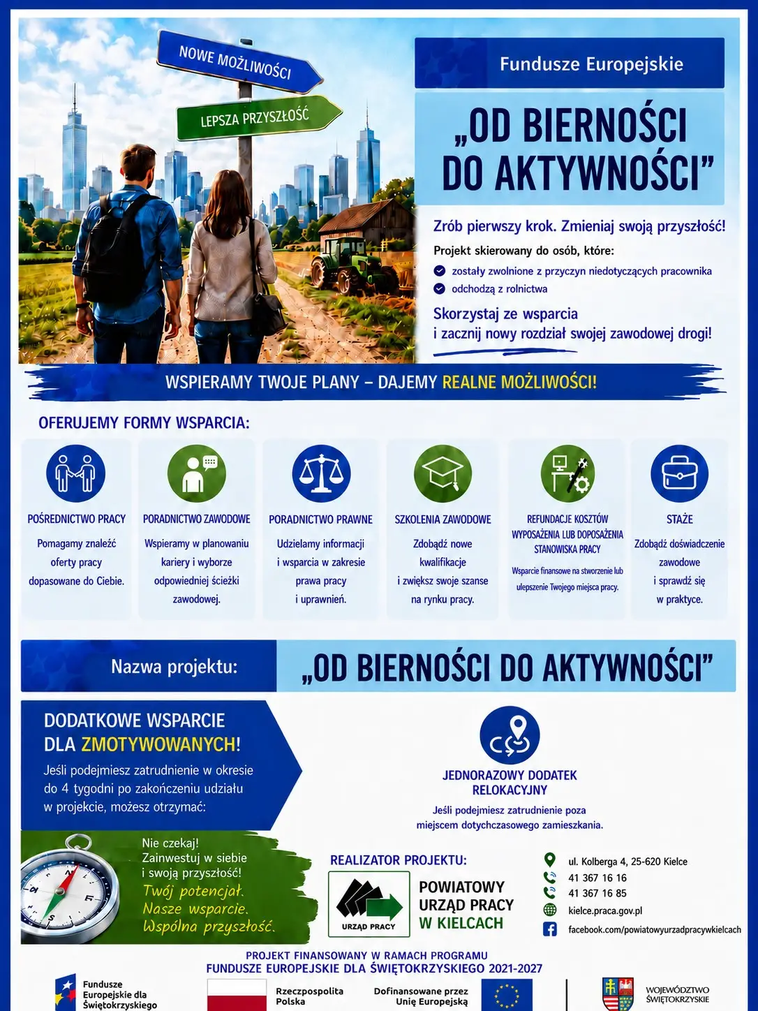 Nowy program PUP w Kielcach dla osób poszukujących pracy