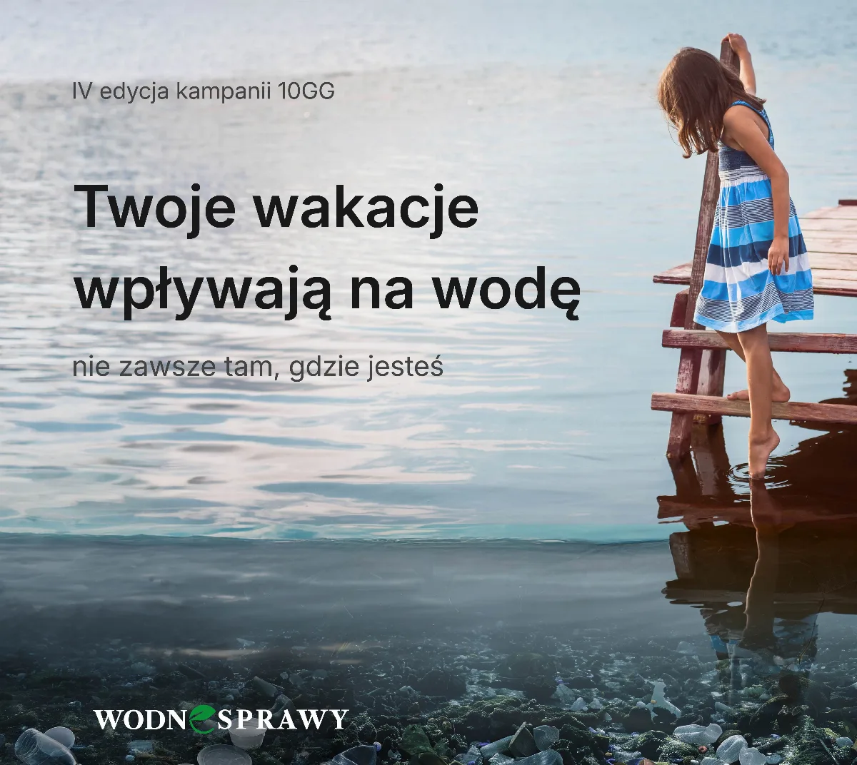 IV edycja kampanii 10GG - wpływ wakacji na wodę